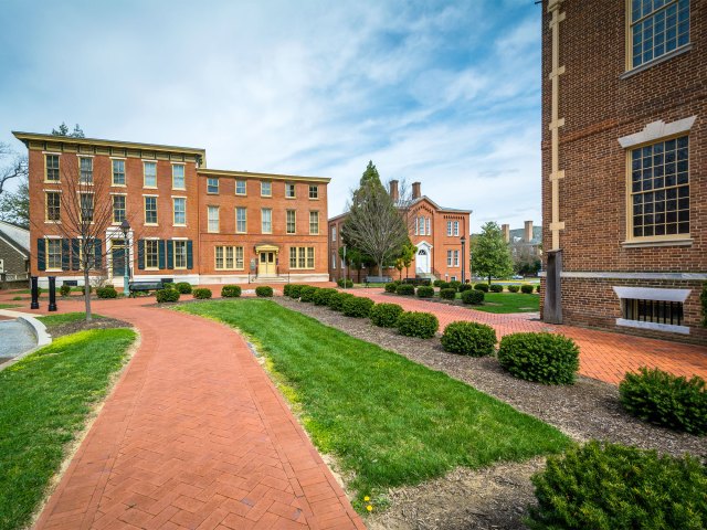 Brick buildings in Dover, Delaware