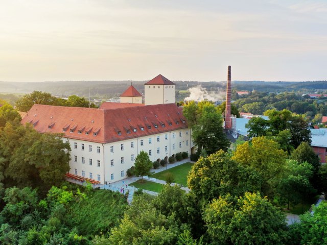 Aerial view of Weihenstephan Brewery in Germany