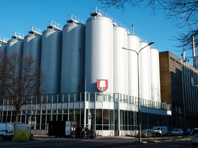 Exterior of Stiegl Brewery in Germany