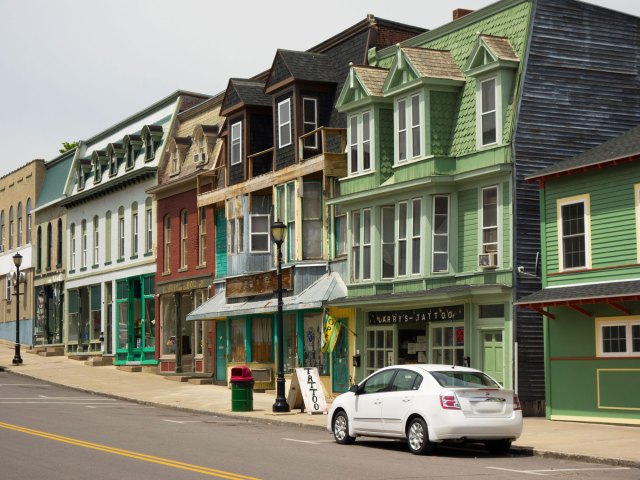 Buildings in Lyons, New York