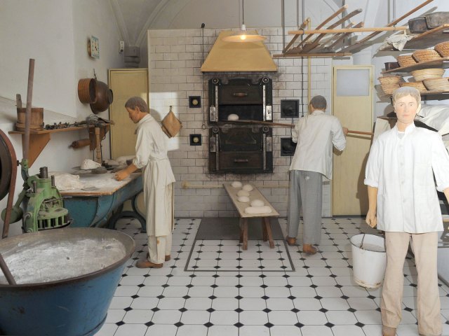 Exhibit inside Museum of Bread Culture in Ulm, Germany