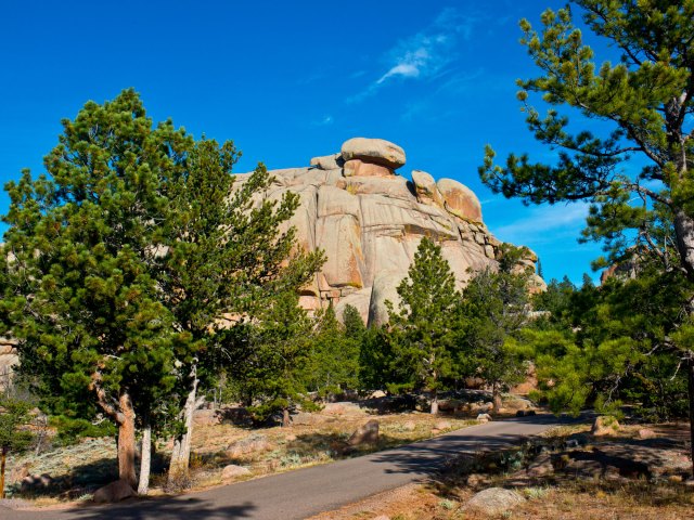 Rock formation in Wyoming