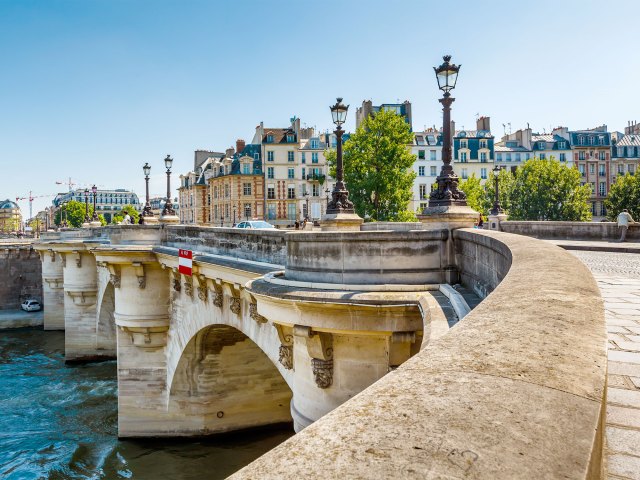 Bridge over the Seine River in Paris, France