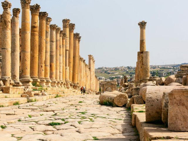 Temple ruins in Jordan