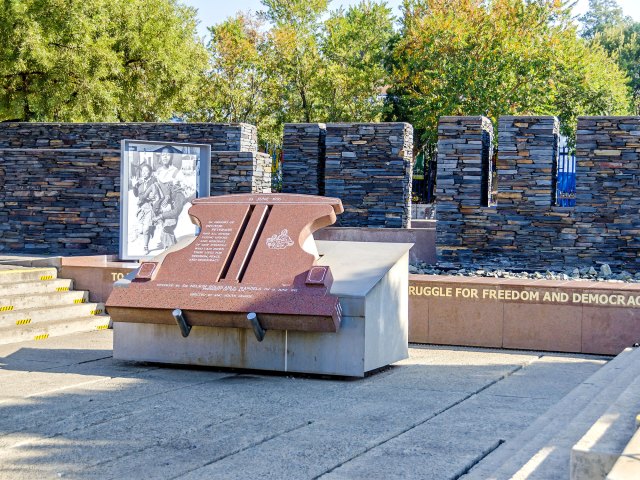 Memorial for the Soweto Uprising in South Africa