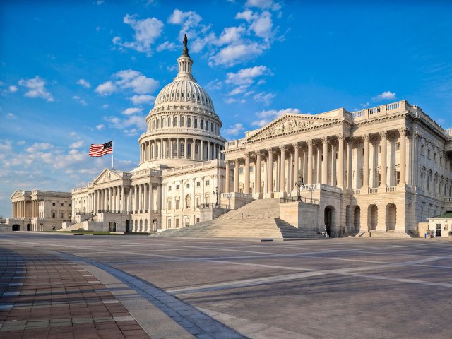 View of the U.S. Capitol Building in Washington, D.C.