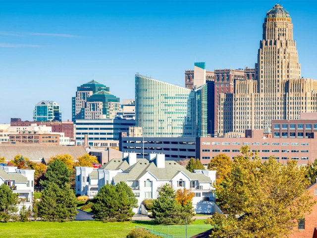 Skyline of Buffalo, New York