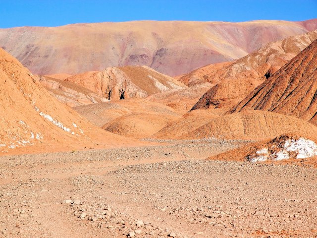 Rocky, mountainous, and arid landscape of Argentina's Salta province