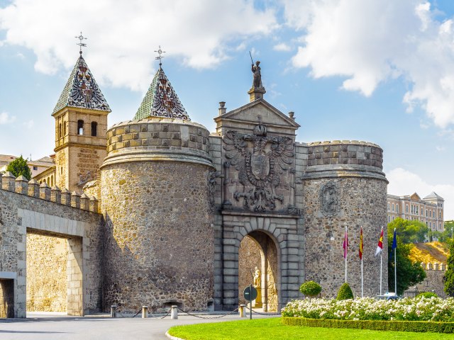 Ancient fortress in Toledo, Spain