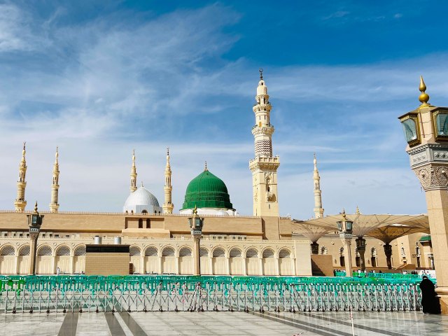 Prophet’s Mosque in Medina, Saudi Arabia
