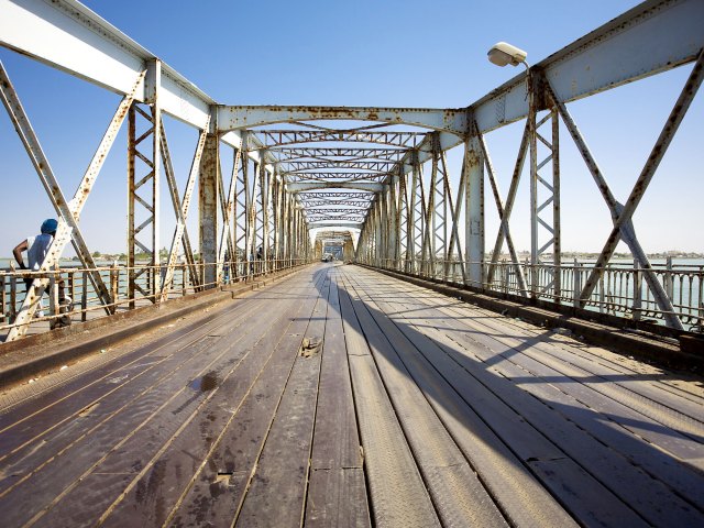 View of Pont Faidherbe in Senegal