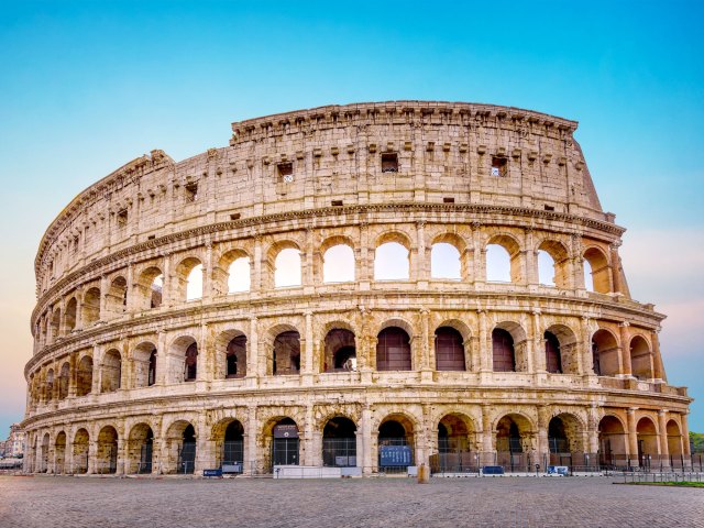 Image of the Colosseum in Rome, Italy