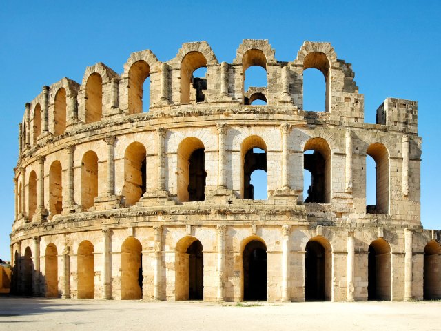 Image of El Jem Amphitheatre in Tunisia