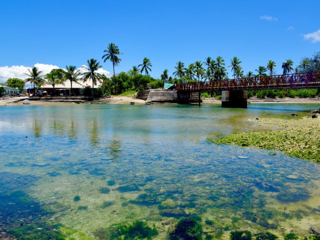 Transcluent waters off Kiribati