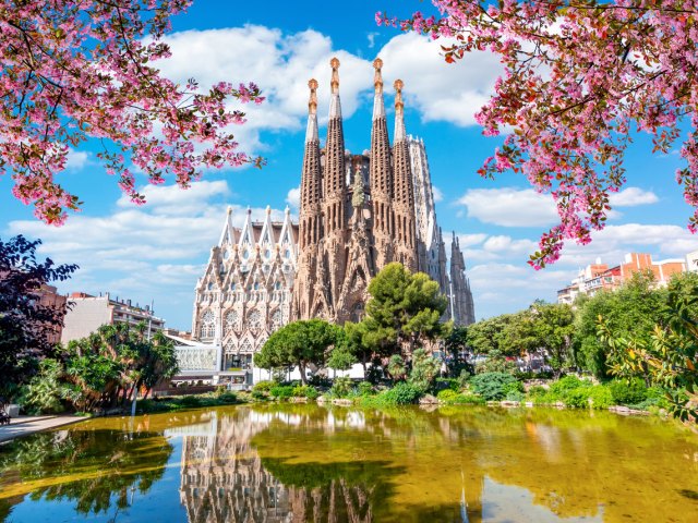 Image of La Sagrada Familia in Barcelona, Spain