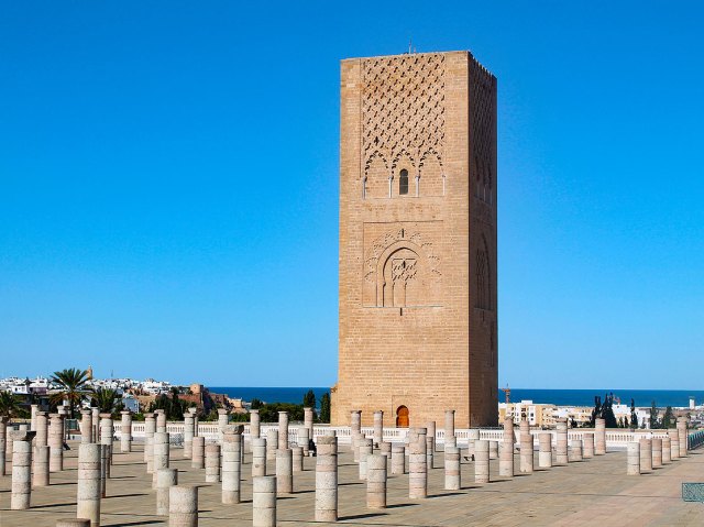 Image of Hassan Tower in Morocco 