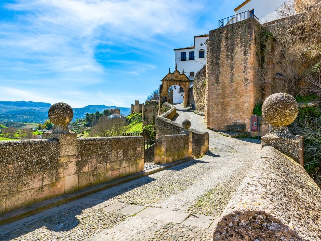 Medieval walls of Ronda, Spain