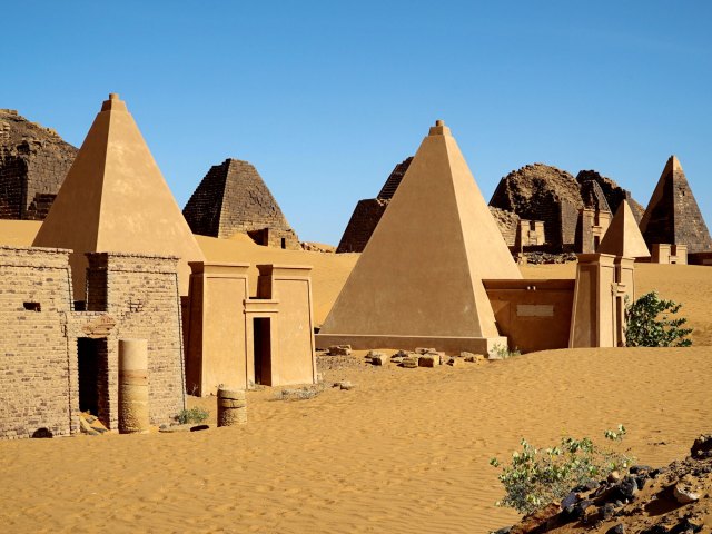 Ancient pyramids of Meroë, Sudan