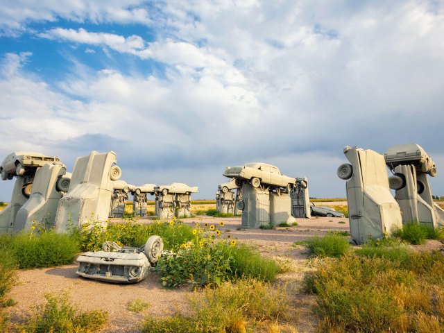 Image of Carhenge statue in Nebraska