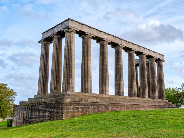 Image of the National Monument in Edinburgh, Scotland