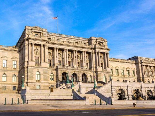 Exterior of the Library of Congress in Washington, D.C.