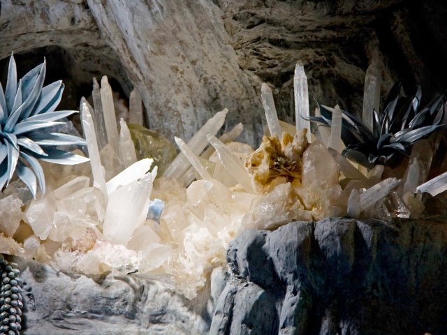 Crystals inside Mexico's Naica Mine