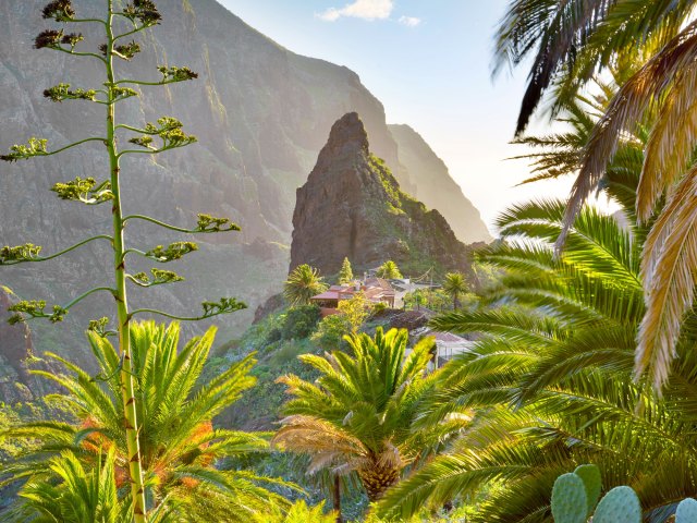 Mountain village in Tenerife, Canary Islands