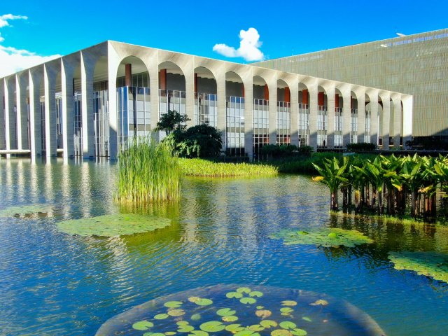 Itamaraty Palace in Brasília, Brazil