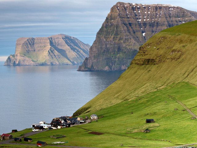 Dramatic vistas of Cape Enniberg in the Faroe Islands