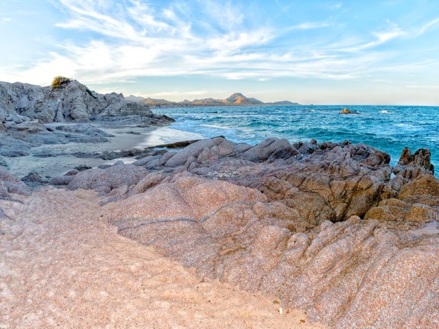 Rocky landscape of Mexico's Cabo Pulmo Baja California National Park