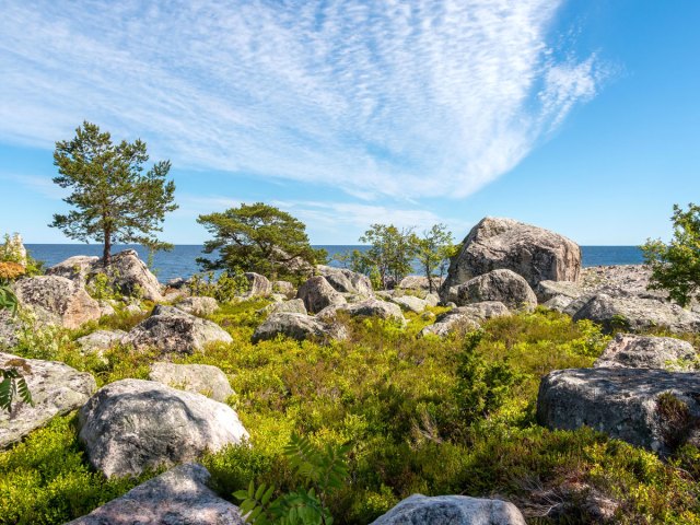 Rocky coastal landscape near Ii, Finland