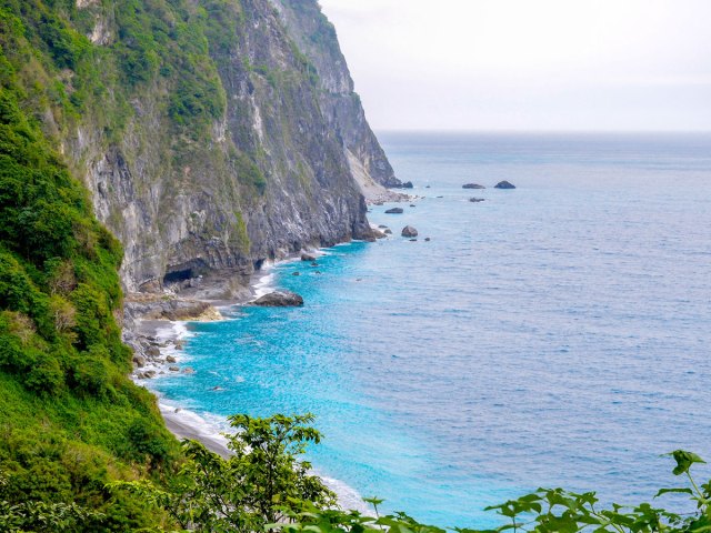 Image of the Qingshui Cliff in Taiwan