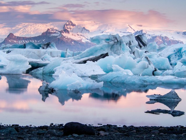 Image of the Jökulsárlón Glacier Lagoon in Iceland