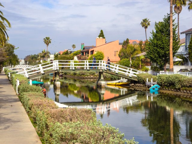 Canals in Venice Beach, California