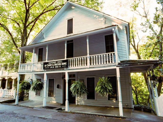 Exterior of the Carrie Nation home