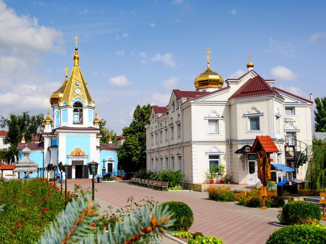 Gold-domed buildings in Moldova