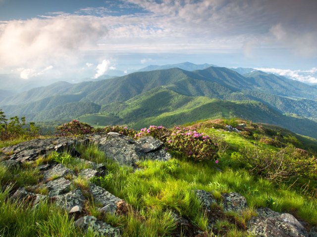 Scenic overlook on the Appalachian Trail