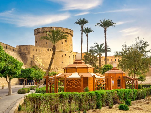 Ancient citadel in Cairo, Egypt