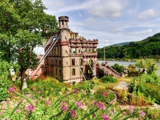 Ruins of Bannerman Castle on Pollepel Island, New York