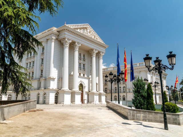 Government headquarter building in North Macedonia