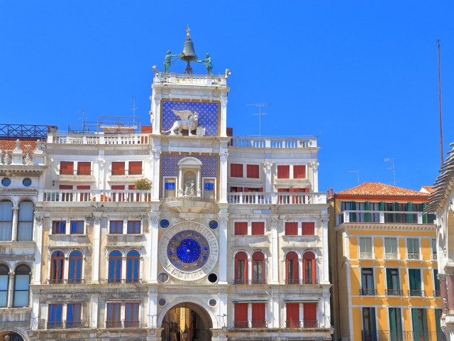 St. Mark's Clock Tower in Venice, Italy