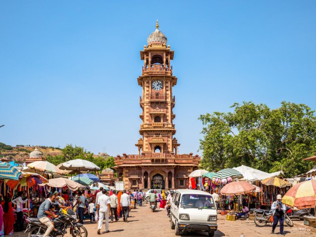 Jodhpur Clock Tower in Jodhpur, India