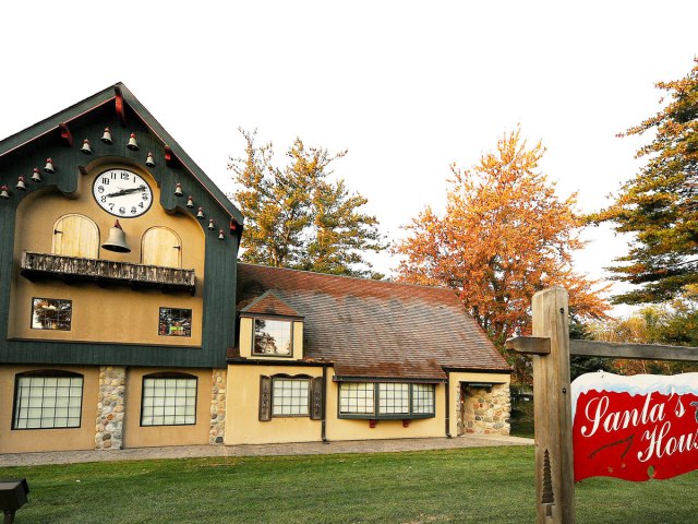 Santa's House in Midland, Michigan