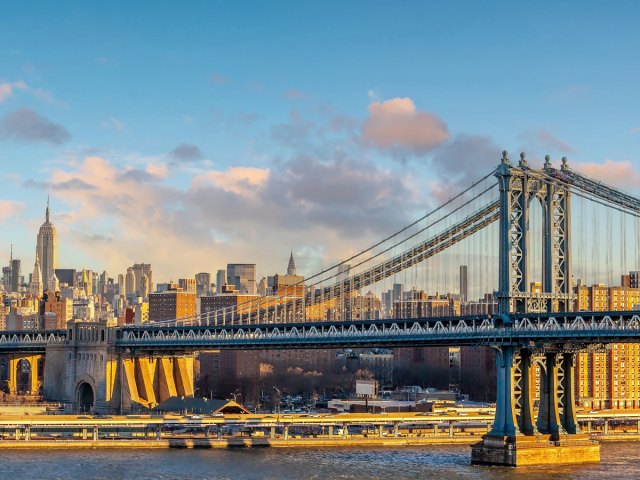 Manhattan Bridge in New York City