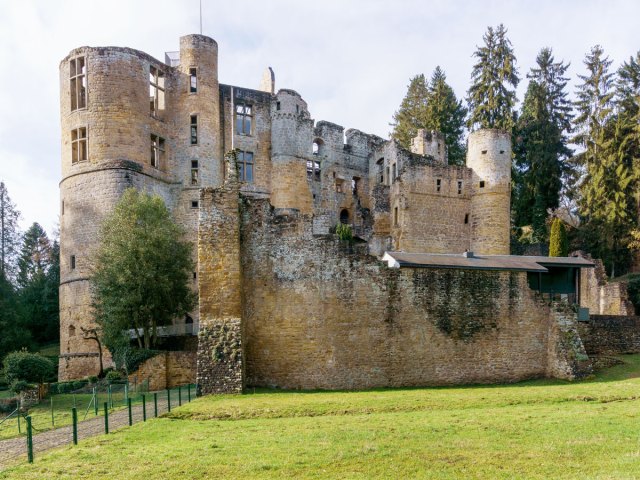 Castle ruins in Luxembourg