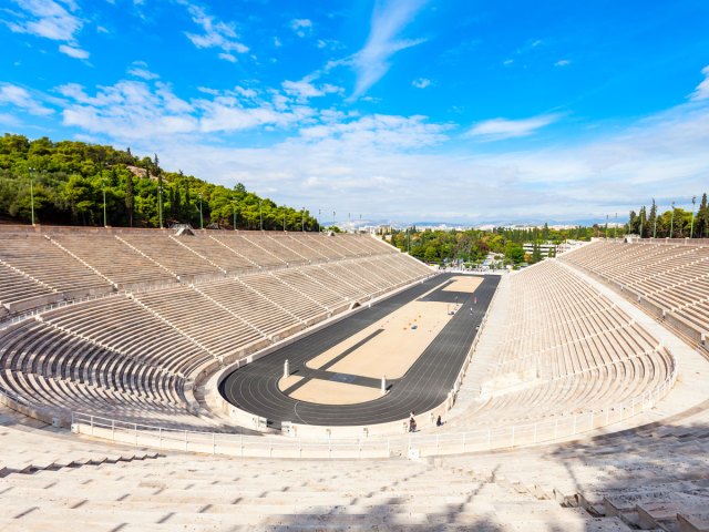 Ancient stadium in Greece