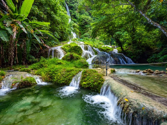 Jungle waterfall in Vanuatu