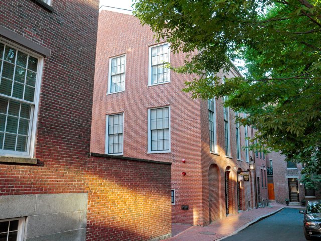 Exterior of the African Meeting House in Boston, Massachusetts