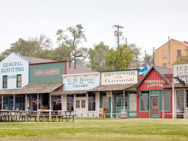 Historic downtown in Dodge City, Kansas
