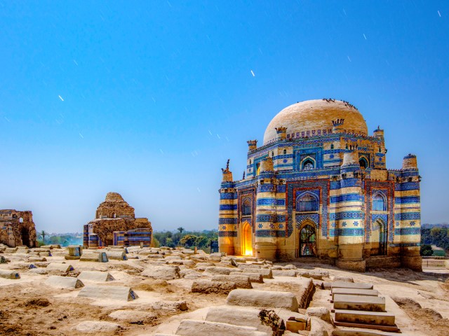 Tomb of Bibi Jawindi in Punjab, Pakistan